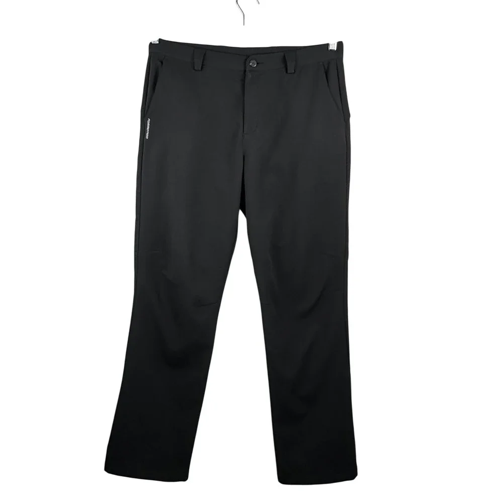 Adidas Golf Pants Men 36x34 Black‎ Climalite Formotion Performance Trousers